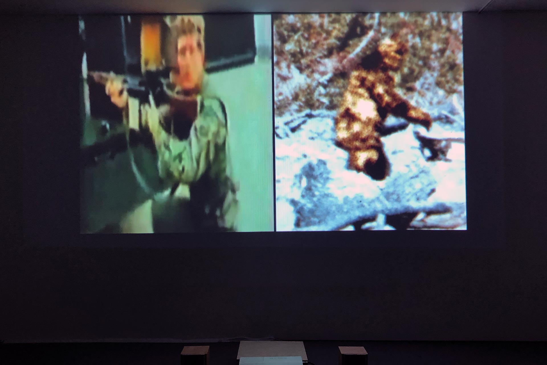 Image of the projection for Bigfoot in West Belfast