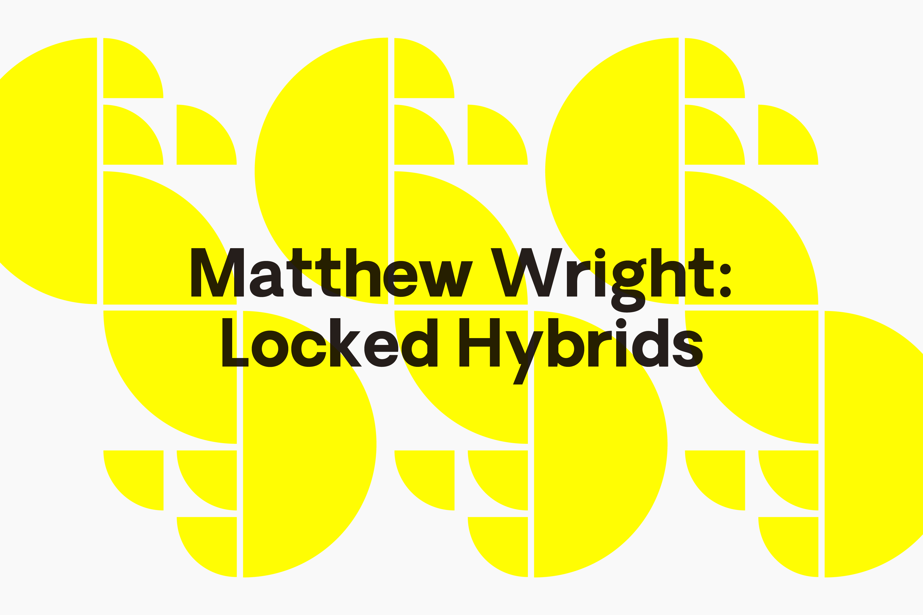 Graphic for Matthew Wright: Locked Hybrids