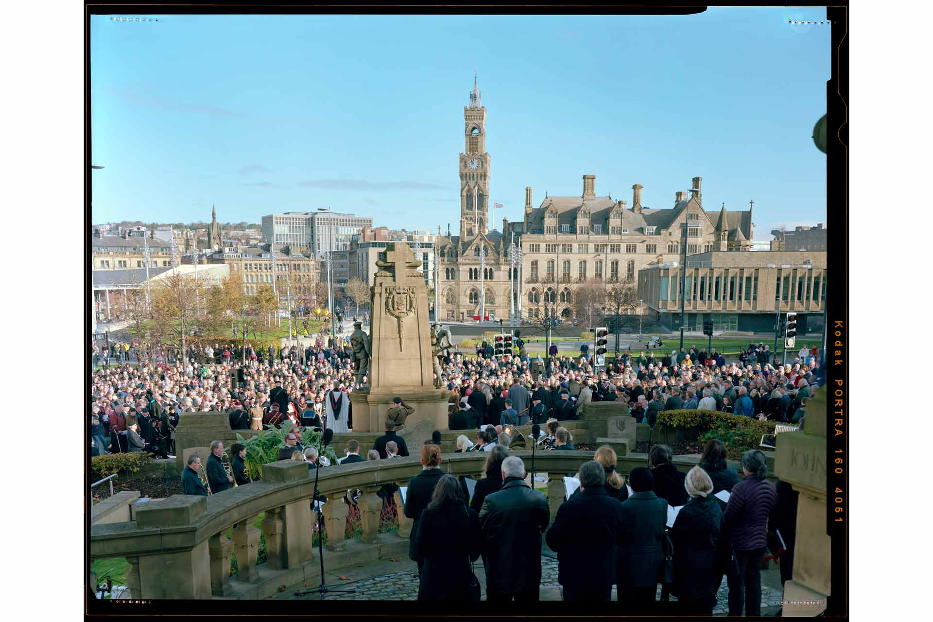 Remembrance Day in Bradford - photograph from Empire of Memory