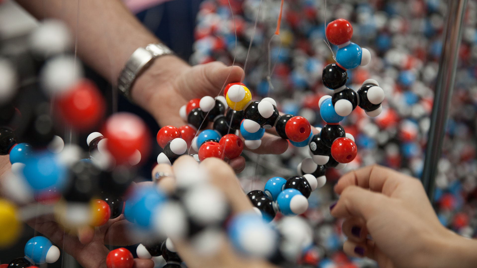 Physical diagram of a molecule
