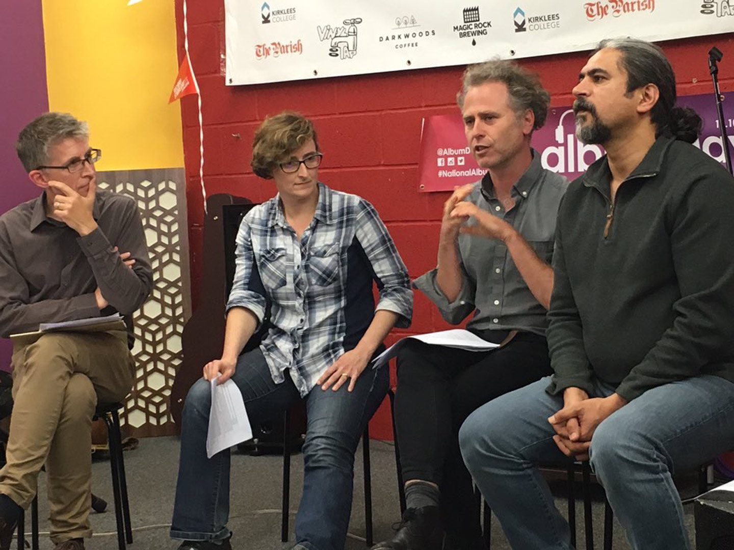 Robert Adlington, Liz Dobson and Toby Martin