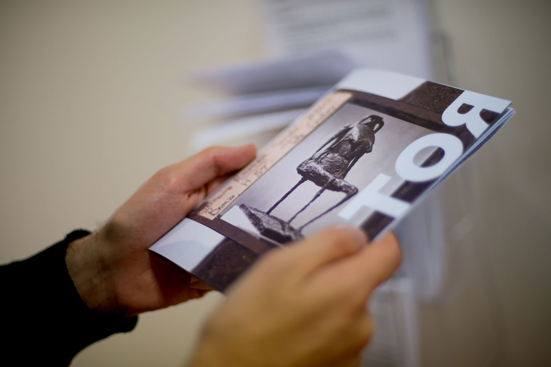 Photo of the Rotor book from Thought Positions in Sculpture