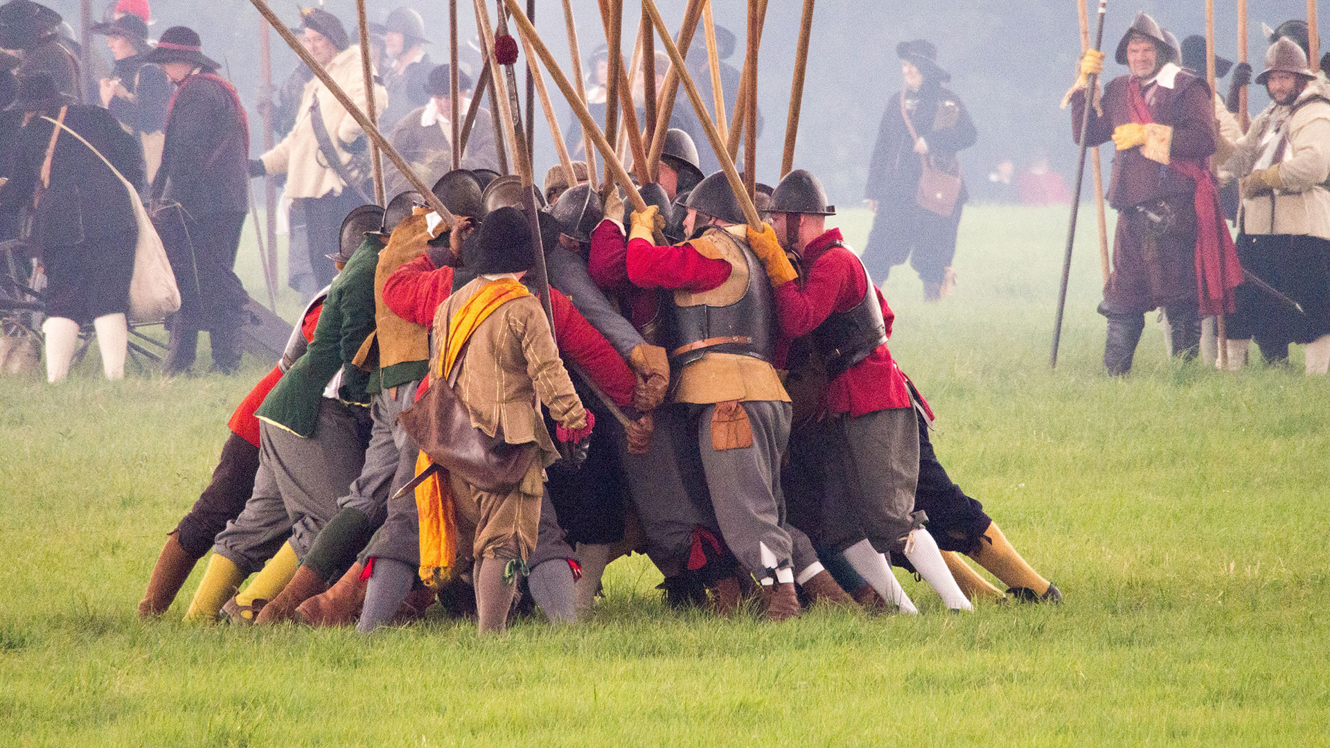 Battlefield re enactment