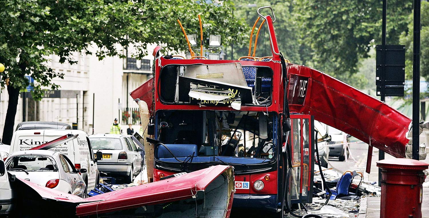 Analysing and reforming the Prevent policy, locally and nationally. A picture the London bus affected by the bomb attack in 2005.