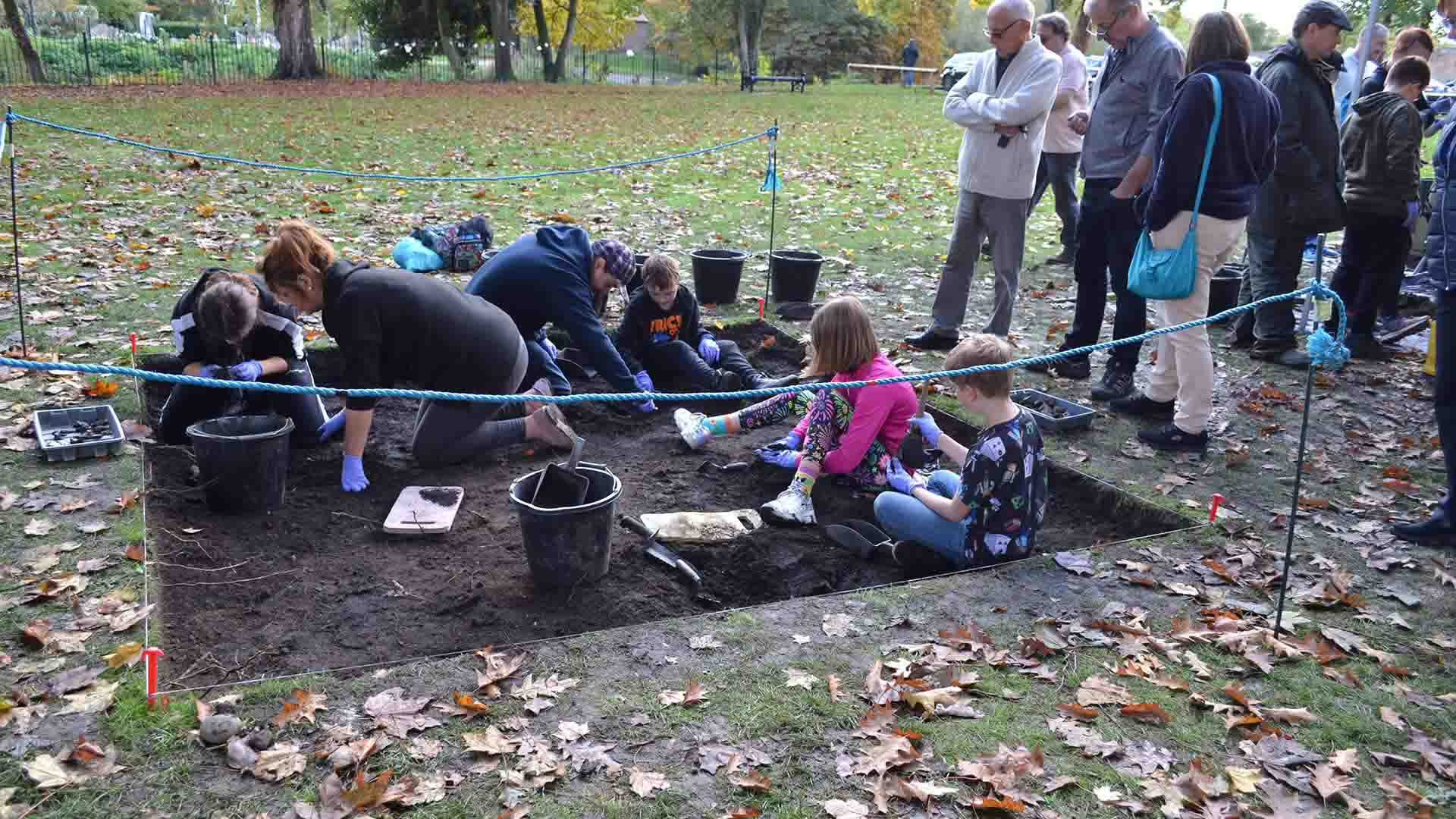 Tamworth castle mill community excavation