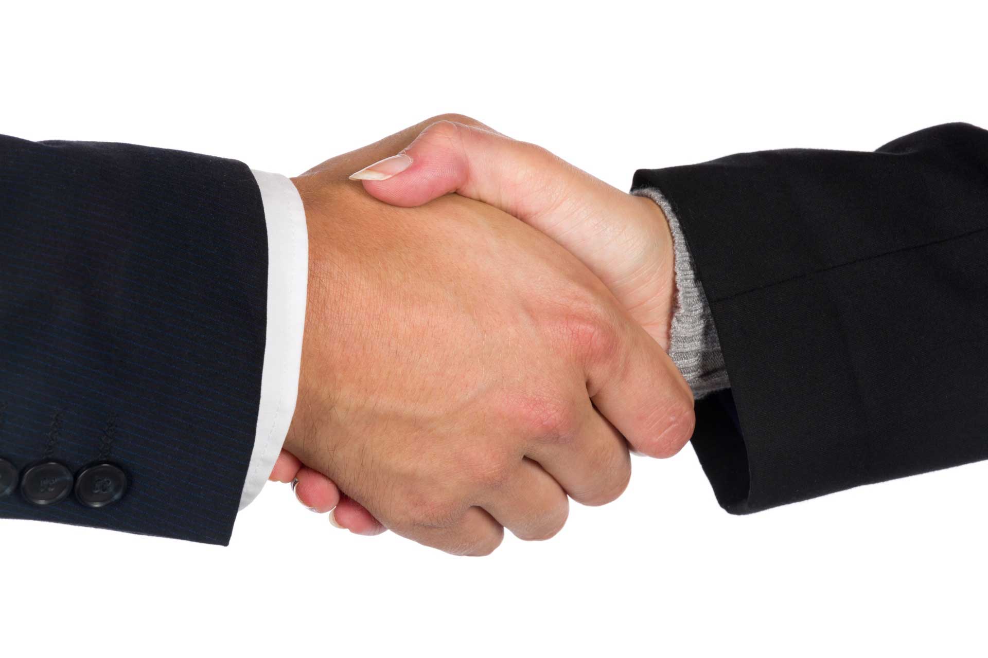 shaking hands