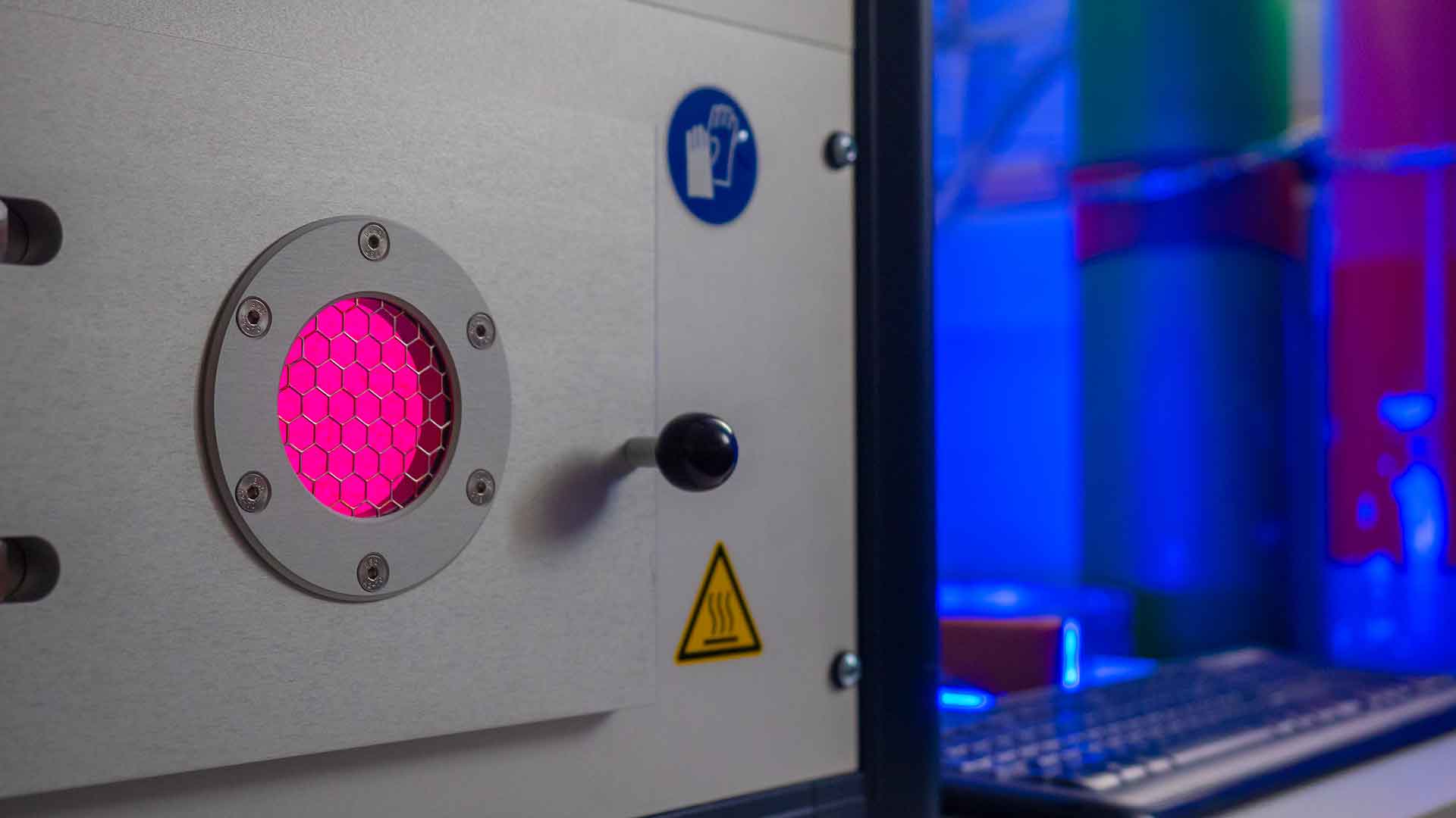 Abstract pic of equipment in the lab