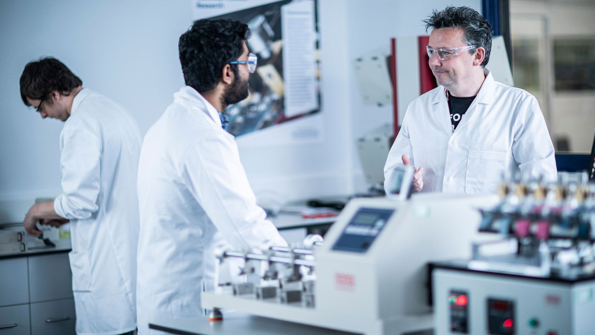 Scientists in lab