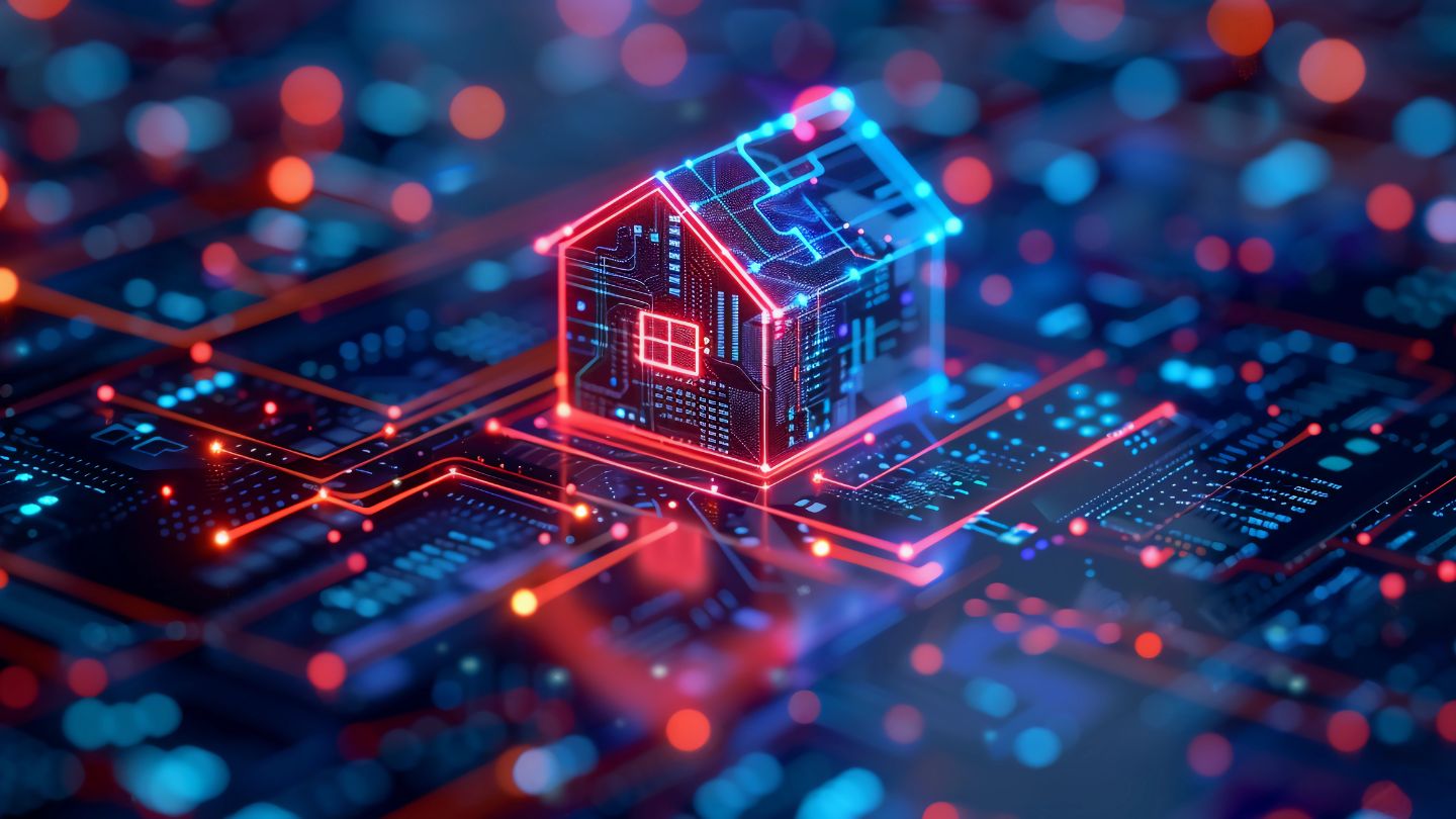 A digital representation of a 'smart house' 2